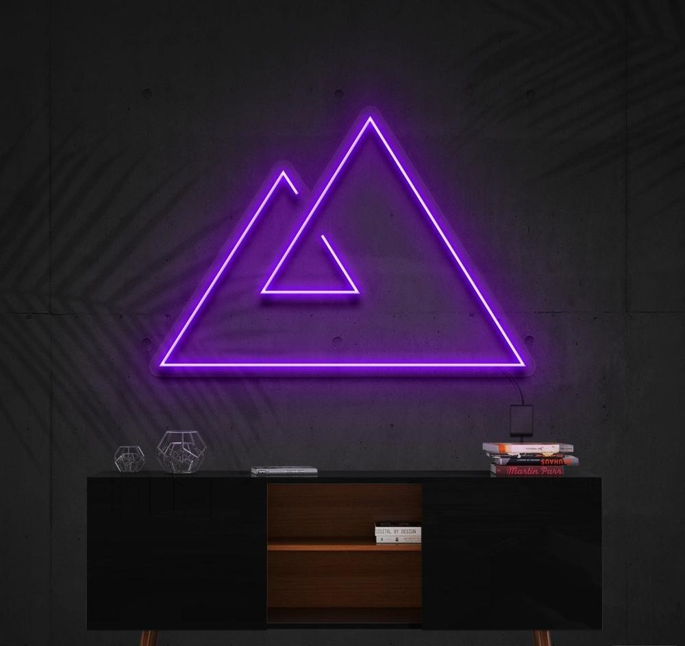 Abstract Mountains | LED Neon Sign