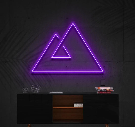 Abstract Mountains | LED Neon Sign