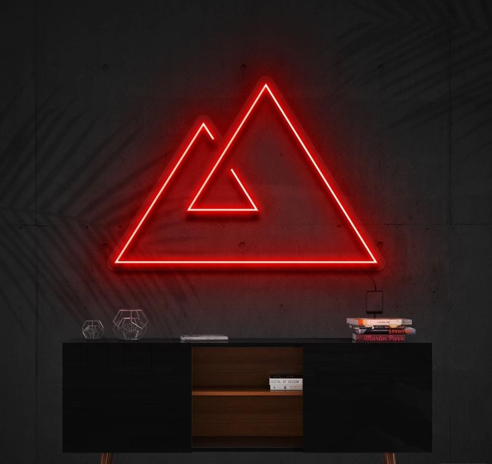 Abstract Mountains | LED Neon Sign