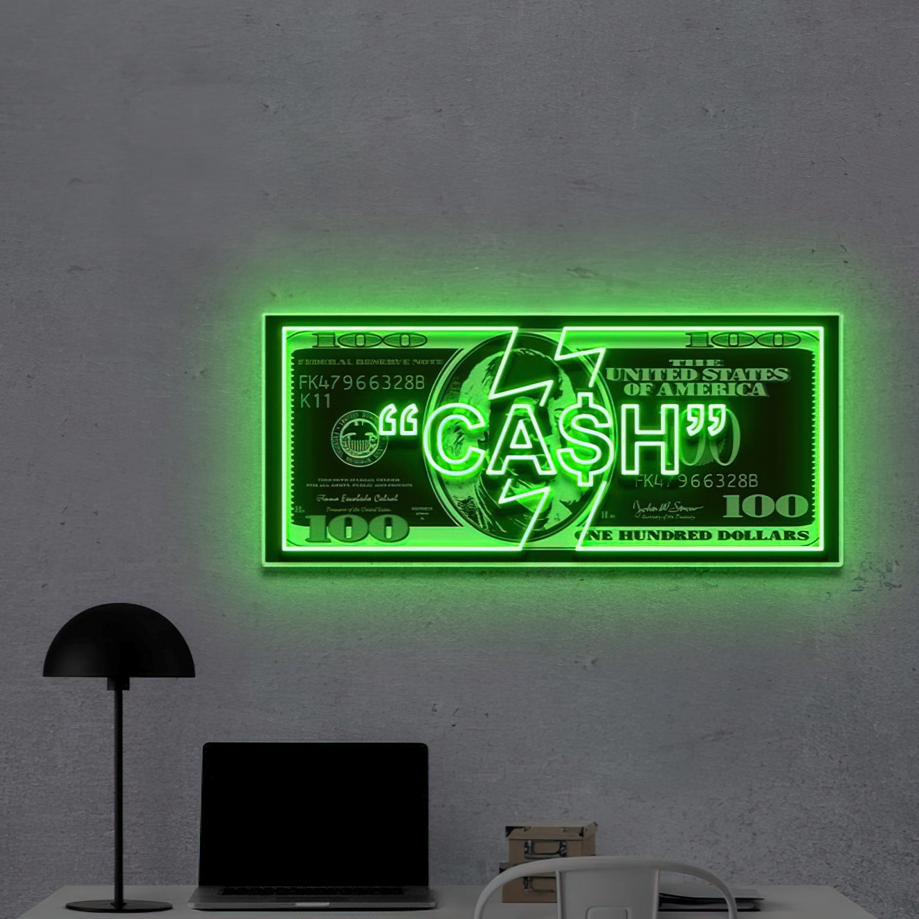 Big Benjamin | Neon Acrylic Artwork