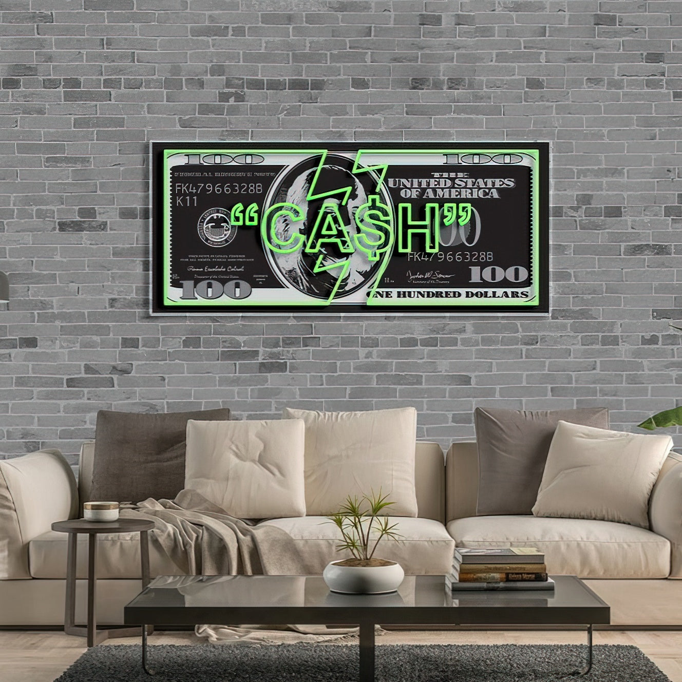 Big Benjamin | Neon Acrylic Artwork