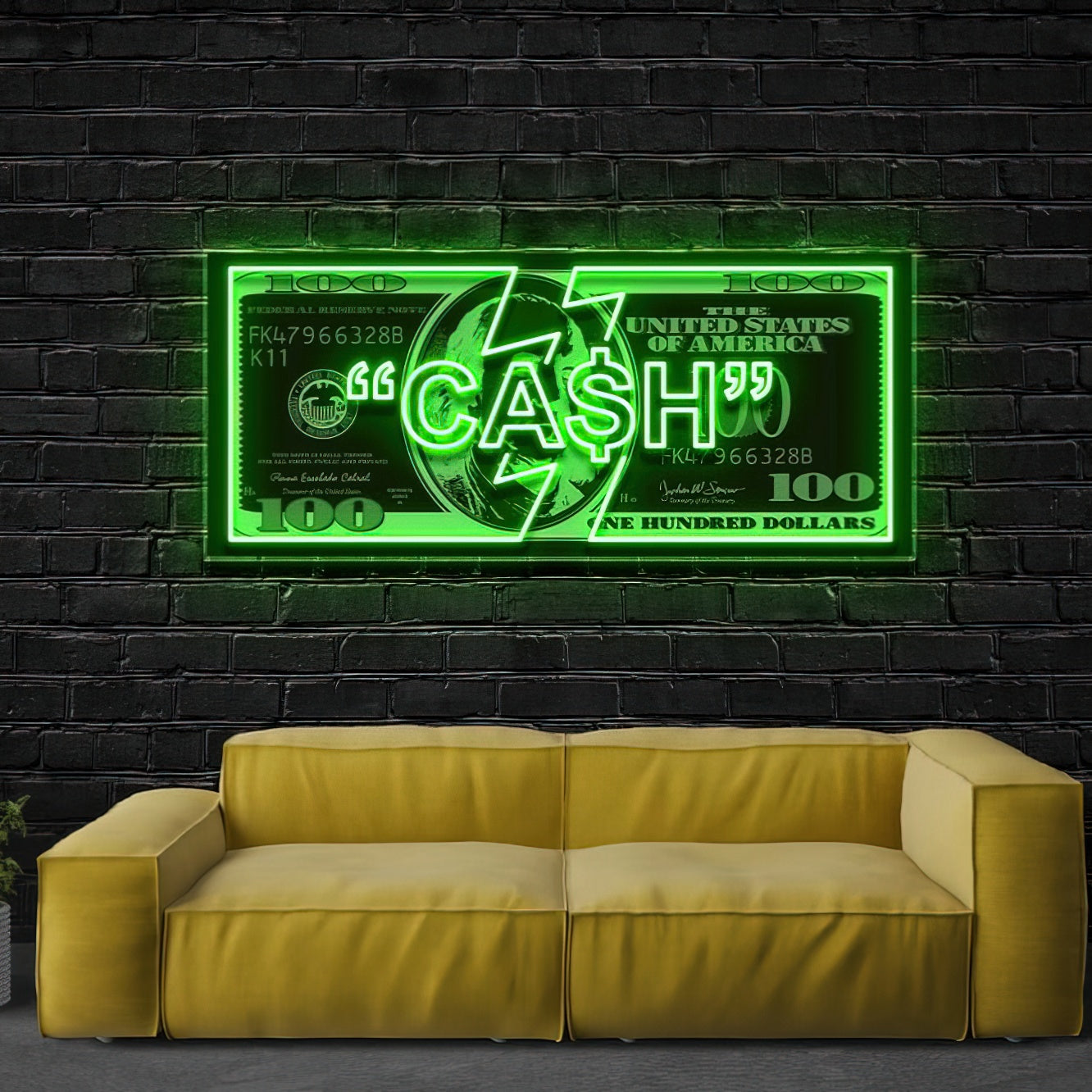 Big Benjamin | Neon Acrylic Artwork