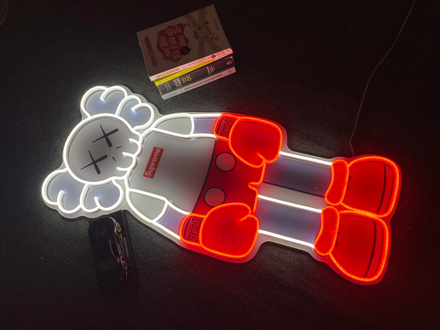 KAWS Supreme | LED Neon Sign (UV Printed)