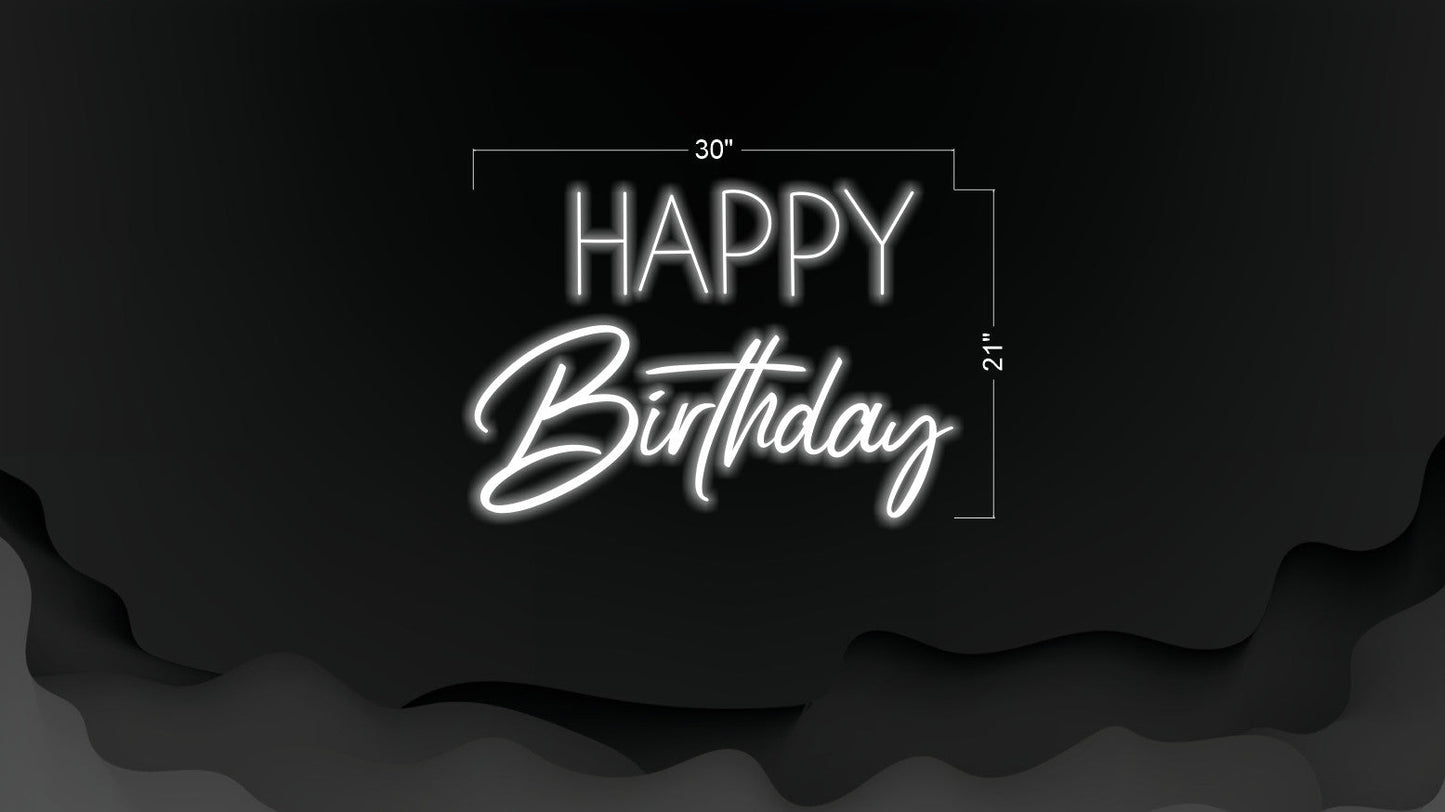 Happy Birthday | LED Neon Sign