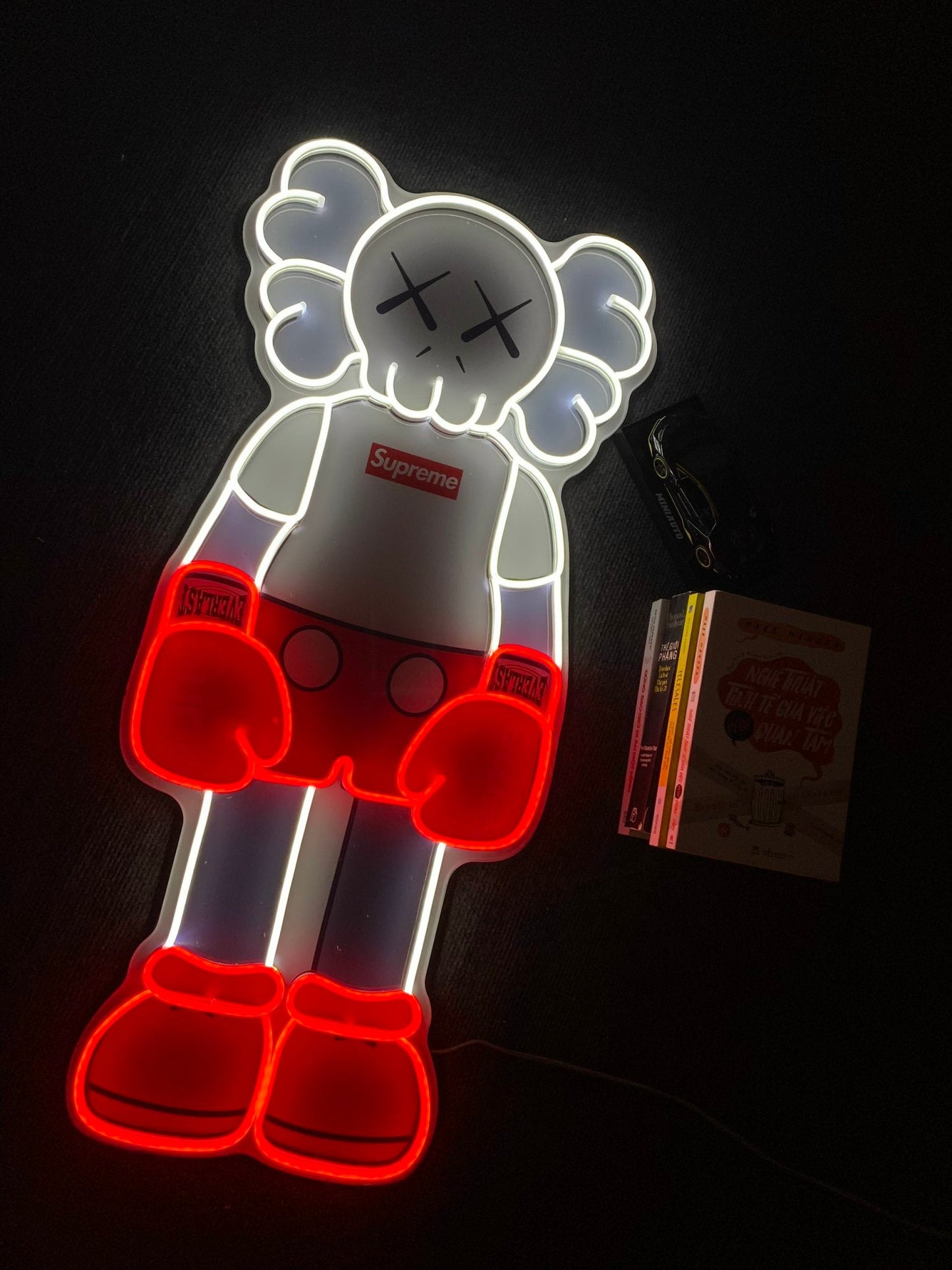 KAWS Supreme | LED Neon Sign (UV Printed)