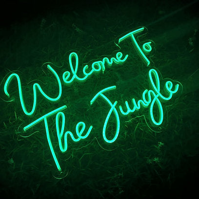 Welcome To The Jungle | LED Neon Sign