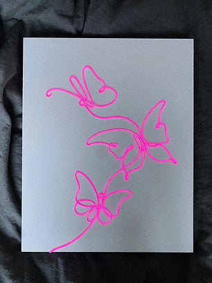 Butterfly Neon Sign | El Wire Signs Wall Art