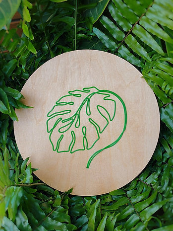 Monstera Plant Neon Sign | El Wire Signs Wall Art