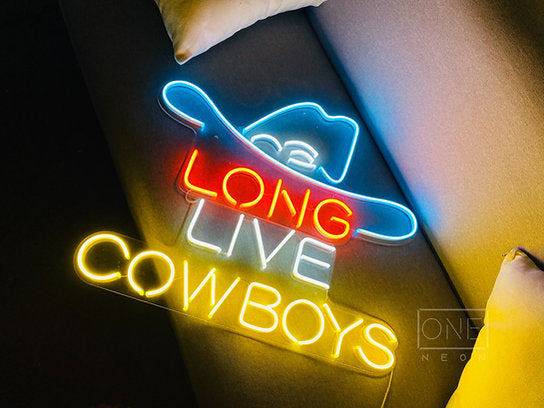 Long Live Cowboys | LED Neon Sign