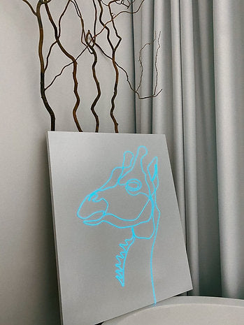 Giraffe Neon Sign | El Wire Signs Wall Art