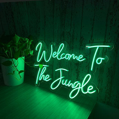 Welcome To The Jungle | LED Neon Sign