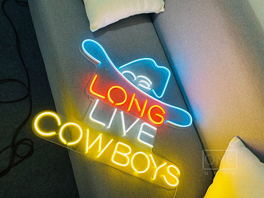 Long Live Cowboys | LED Neon Sign