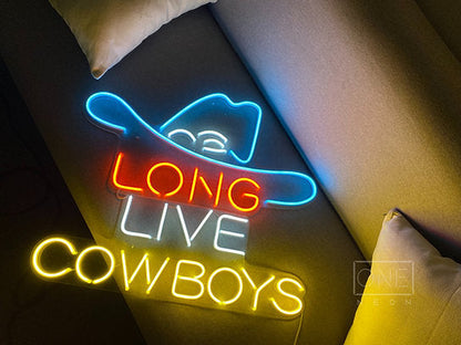 Long Live Cowboys | LED Neon Sign