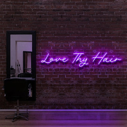 Love Thy Hair | LED Neon Sign