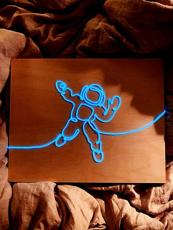 Space Astronaut Neon Sign | El Wire Signs Wall Art