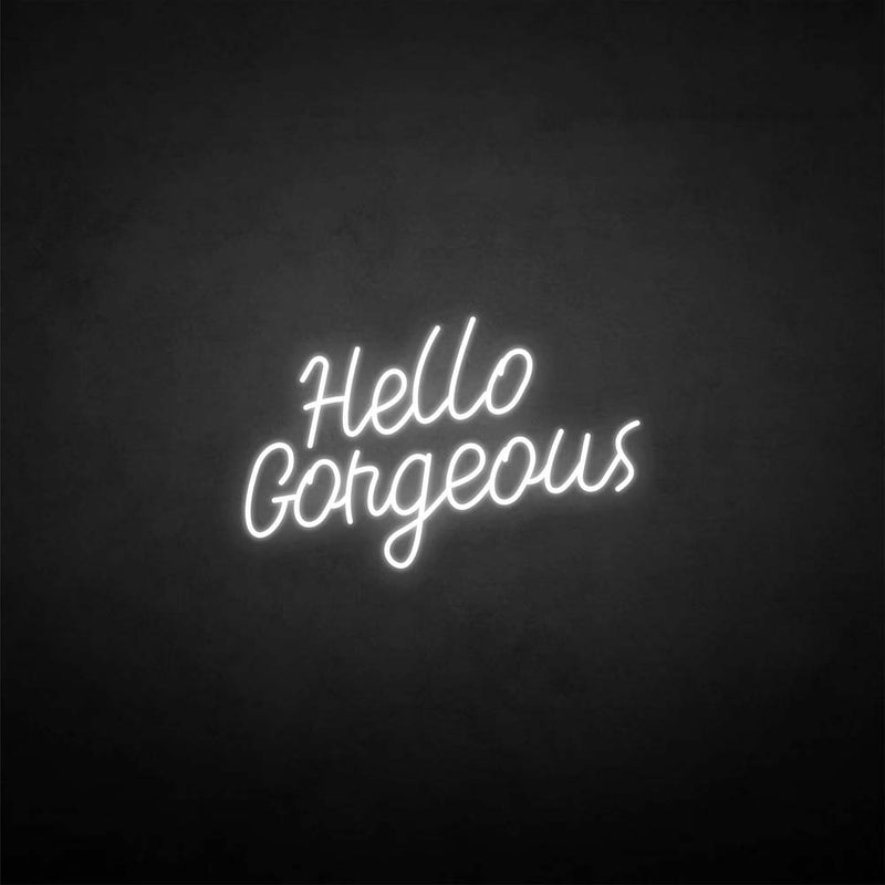Hello Gorgeous | LED Neon Sign