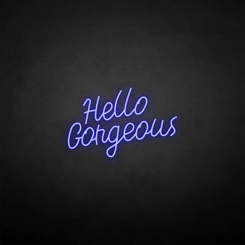 Hello Gorgeous | LED Neon Sign