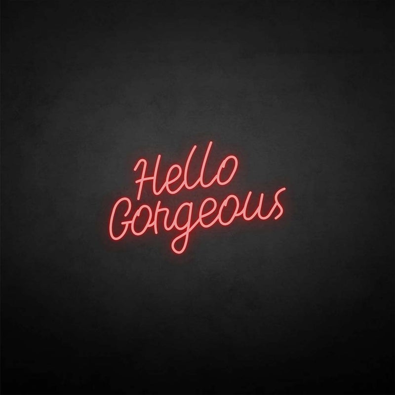 Hello Gorgeous | LED Neon Sign