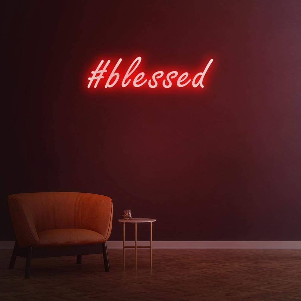 #Blessed | LED Neon Sign