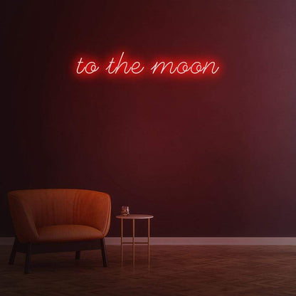 To the moon | LED Neon Sign