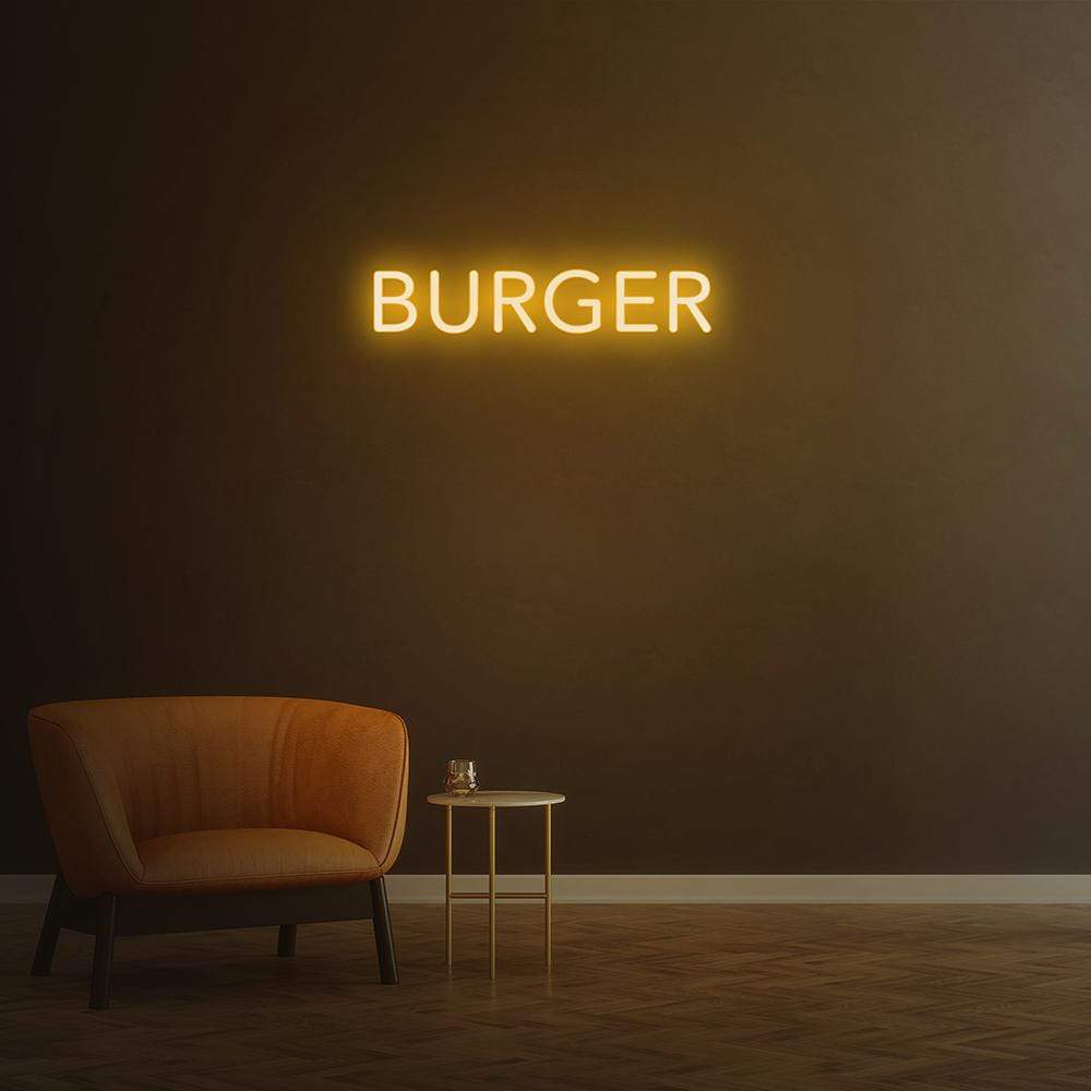 Burger - LED Neon Sign