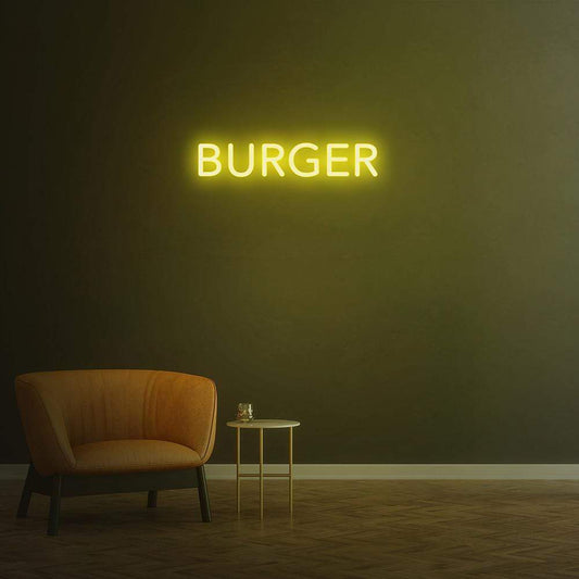 Burger - LED Neon Sign