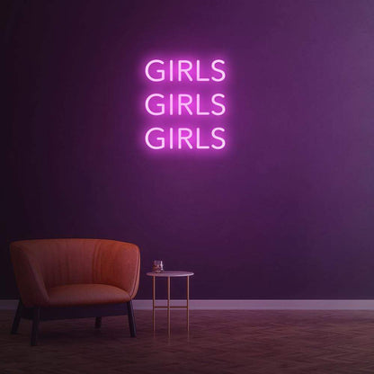 Girls Girls Girls | LED Neon Sign