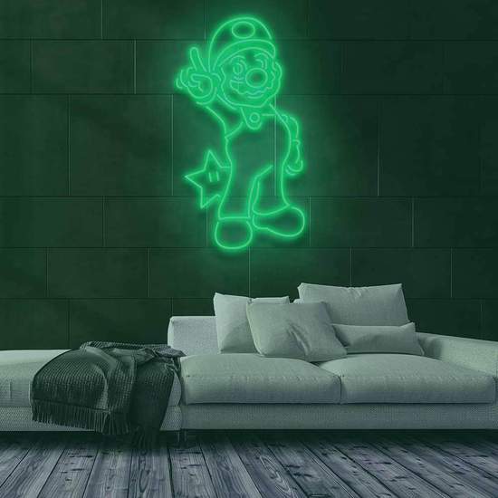 Mario | Game Neon Sign