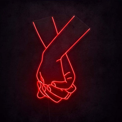 Holding Hands | LED Neon Sign