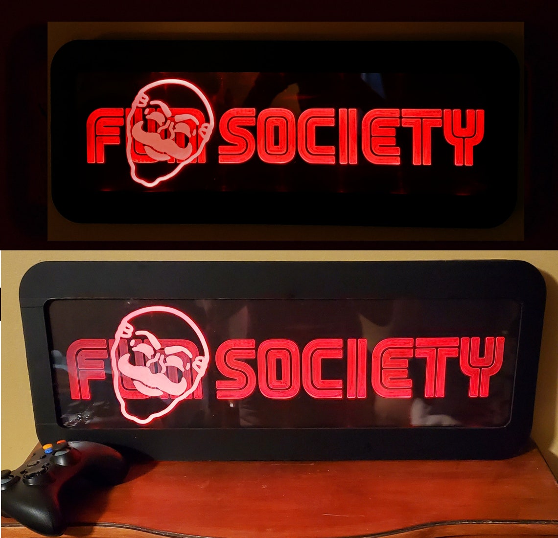 Mr Robot | Edge Lit Acrylic Signs