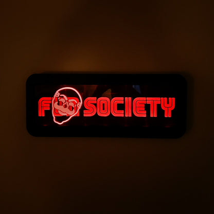 Mr Robot | Edge Lit Acrylic Signs