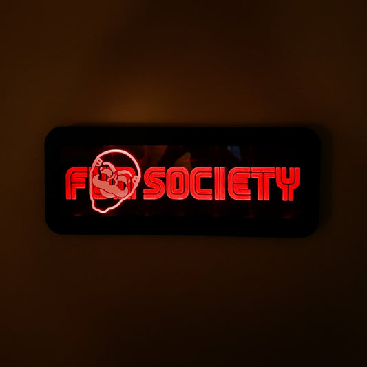 Mr Robot | Edge Lit Acrylic Signs