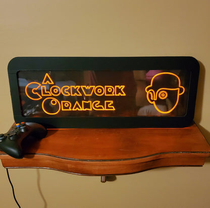 A Clockwork Orange | Edge Lit Acrylic Signs