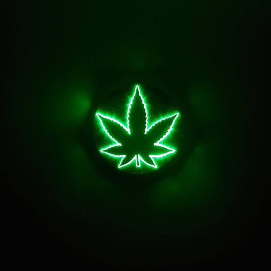 Marijuana leaf with background | Edge Lit Acrylic Signs