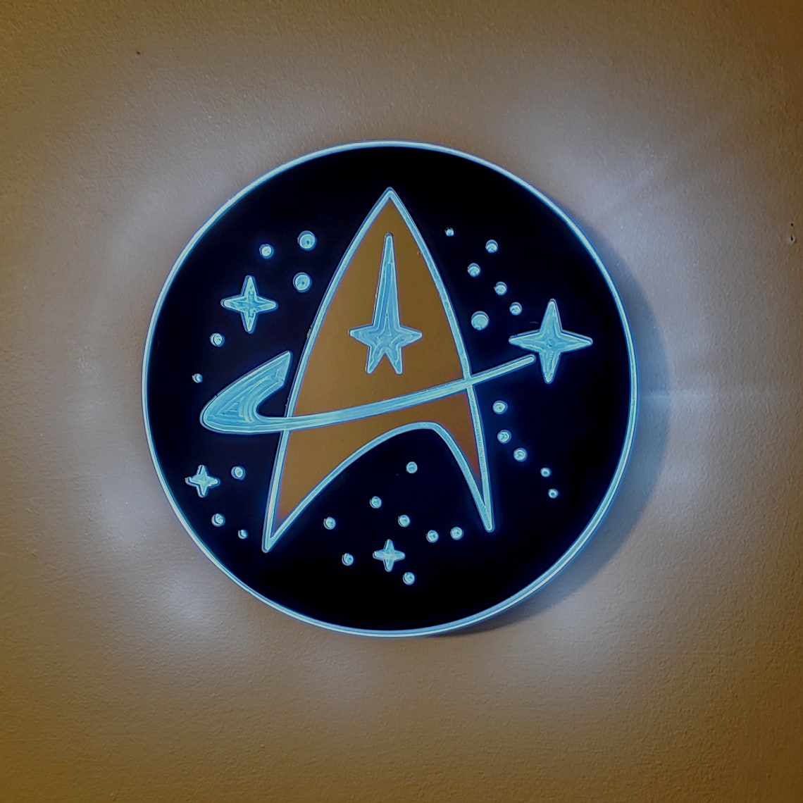 Star Fleet Command | Edge Lit Acrylic Signs