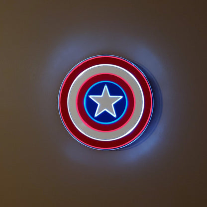 Captain America Shield | Edge Lit Acrylic Signs