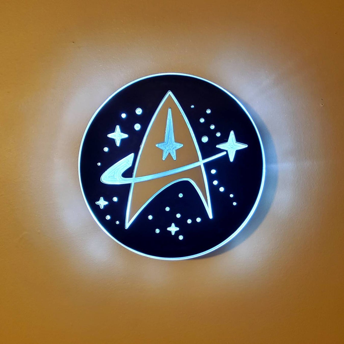 Star Fleet Command | Edge Lit Acrylic Signs