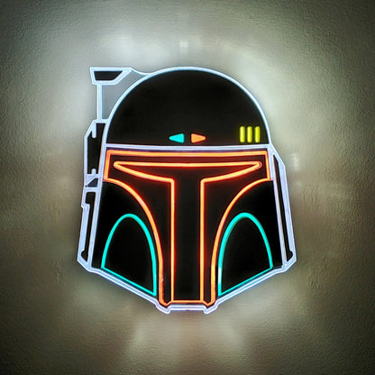 Boba Fett | Edge Lit Acrylic Signs