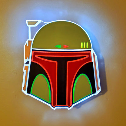 Boba Fett | Edge Lit Acrylic Signs