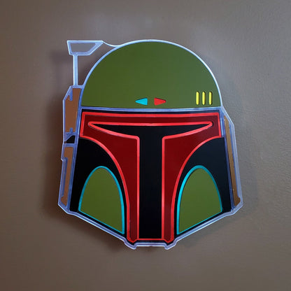 Boba Fett | Edge Lit Acrylic Signs