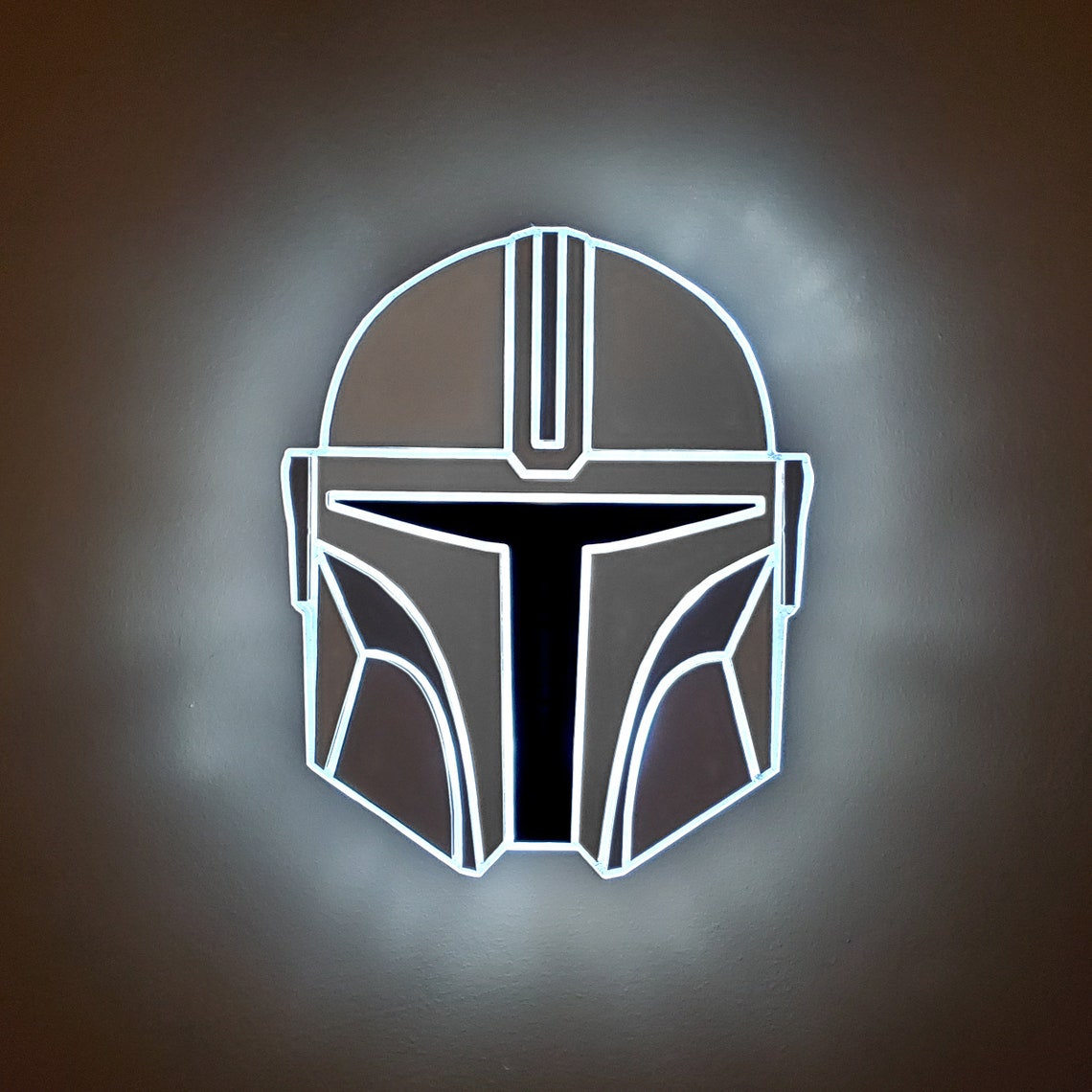 Mandalorian | Edge Lit Acrylic Signs