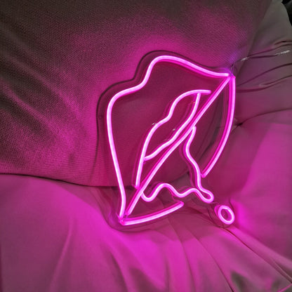 Dripping Lips | LED Neon Sign