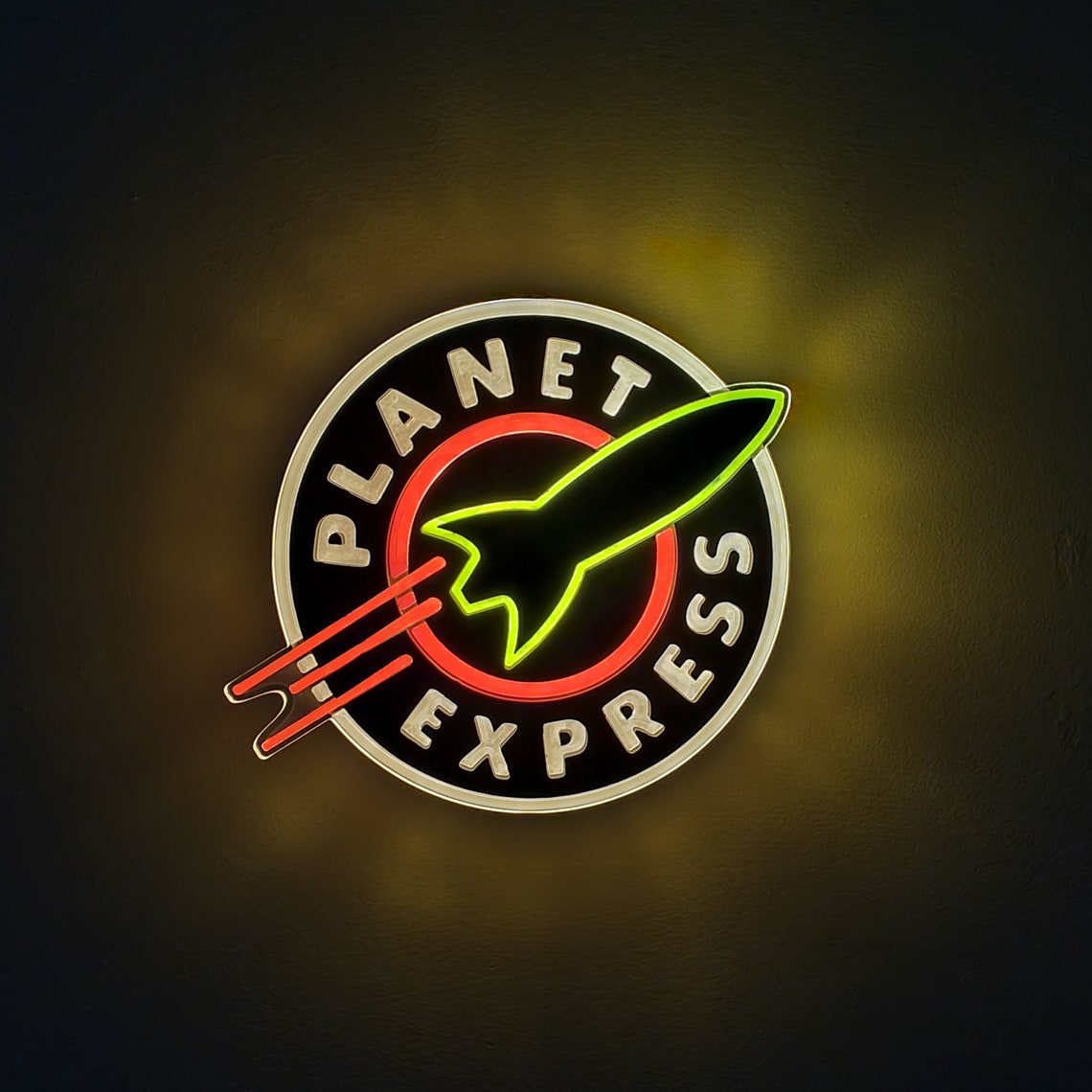 Planet Express | Edge Lit Acrylic Signs