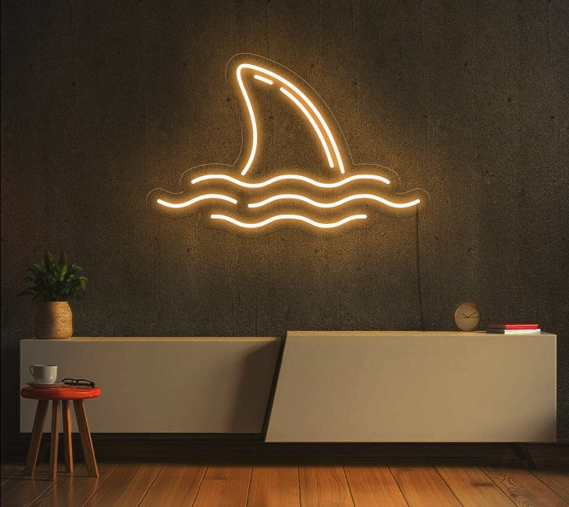 Shark Fin | LED Neon Sign