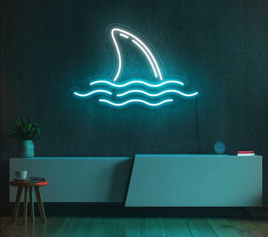 Shark Fin | LED Neon Sign