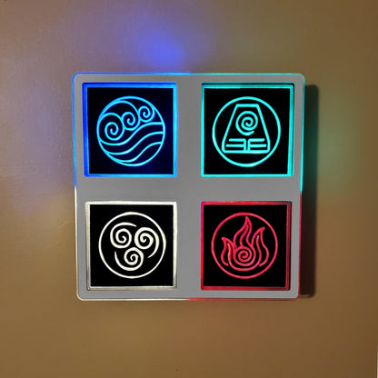 Avatar The Last Airbender | Edge Lit Acrylic Signs