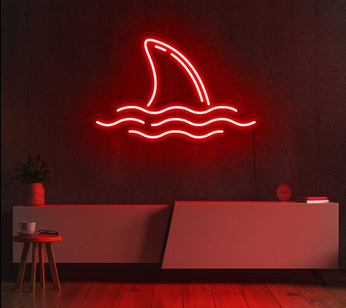 Shark Fin | LED Neon Sign