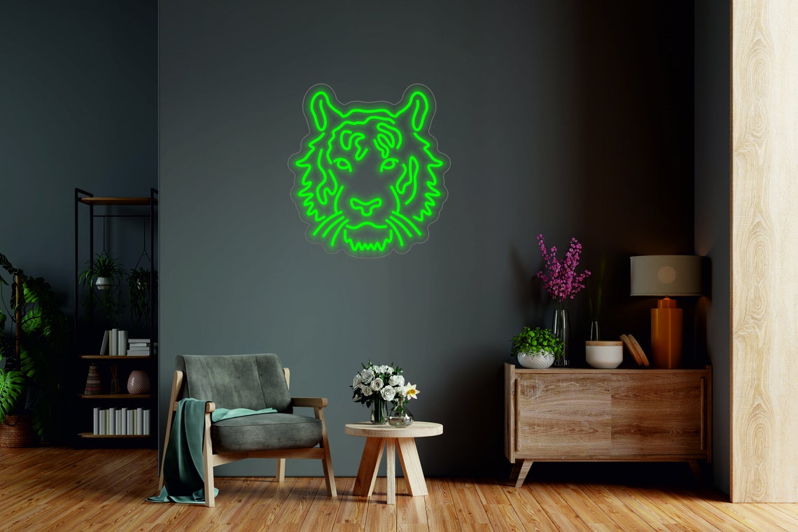 Tiger Head | LED Neon Sign