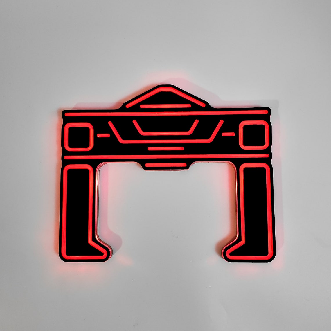 Tron Recognizer | Edge Lit Acrylic Signs