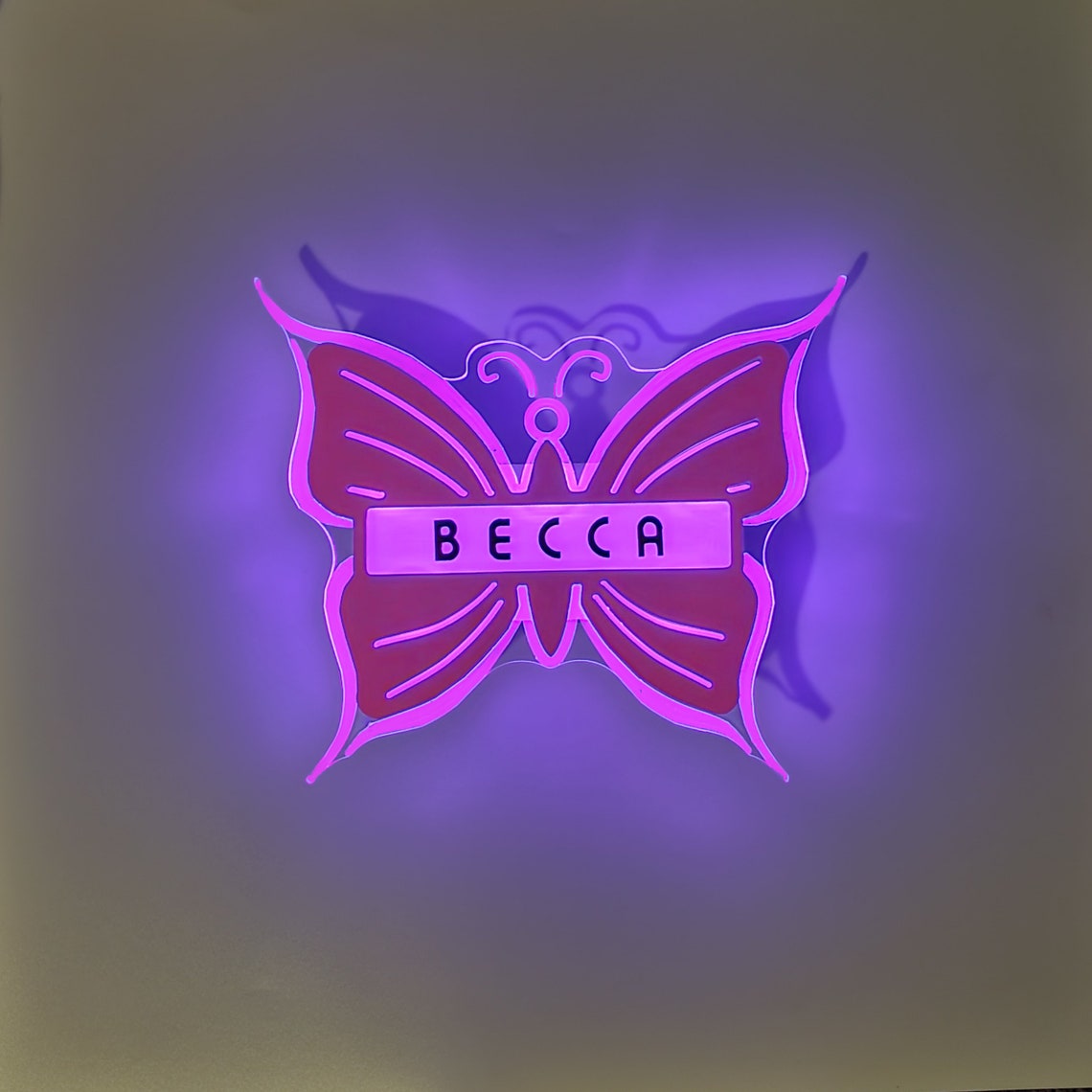 Butterfly | Edge Lit Acrylic Signs